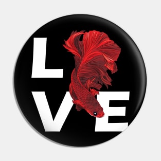 Betta Fish - Love Pin