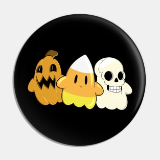 Three Spooky Ghosts Pin