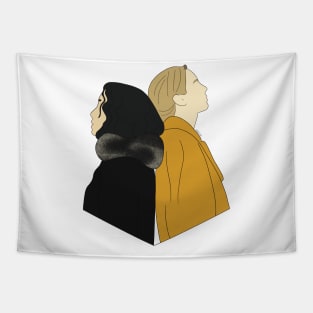 Eve and Villanelle Tapestry