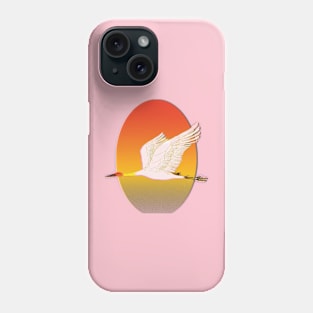 Vintage retro sunset art of zoo Phone Case