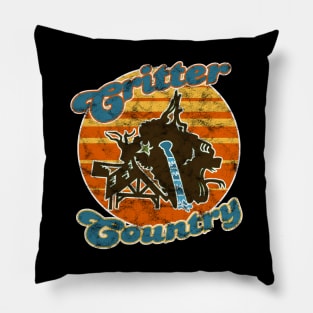 Splash Mountain / Critter Country Vintage 70's Distressed Pillow