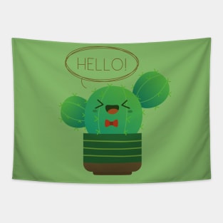 Hello Cactus Tapestry