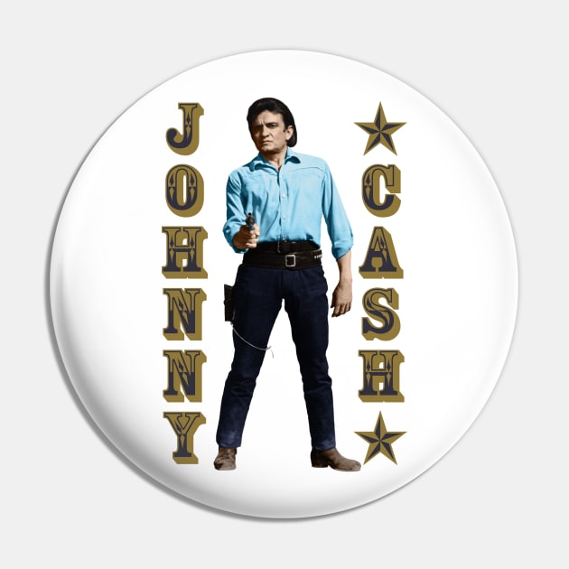 Johnny Cash - The Country Music Outlaw Pin by PLAYDIGITAL2020