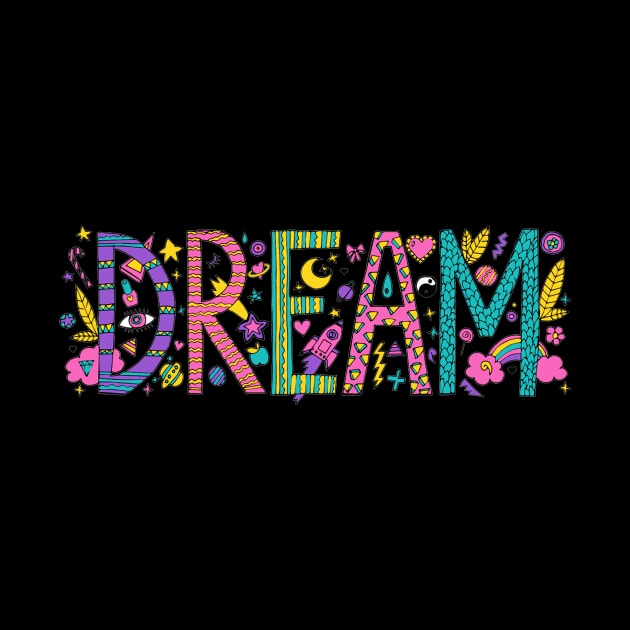 Cute Beautiful Designer Dream Quote - Positive Quotes by Squeak Art