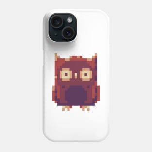 Pixel Art Owl "Pixel-Hoo" Phone Case