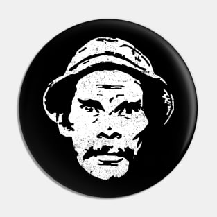 Don Ramon - Ron Damon - grunge design Pin