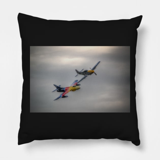 Ferocious Frankie and Miss Demeanour Pillow by Nigdaw