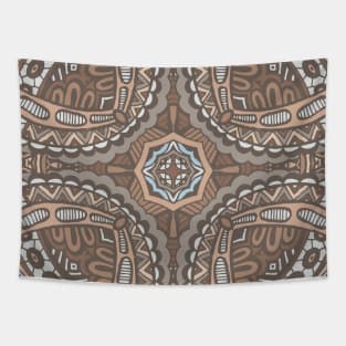 Colorful Oriental Rug Mandala Boho Pattern Tapestry