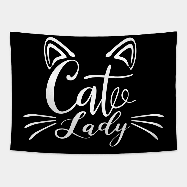 Cat Lover Gifts Tapestry by Design Anbay