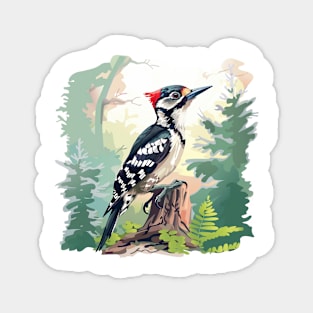 Woodpecker Magnet