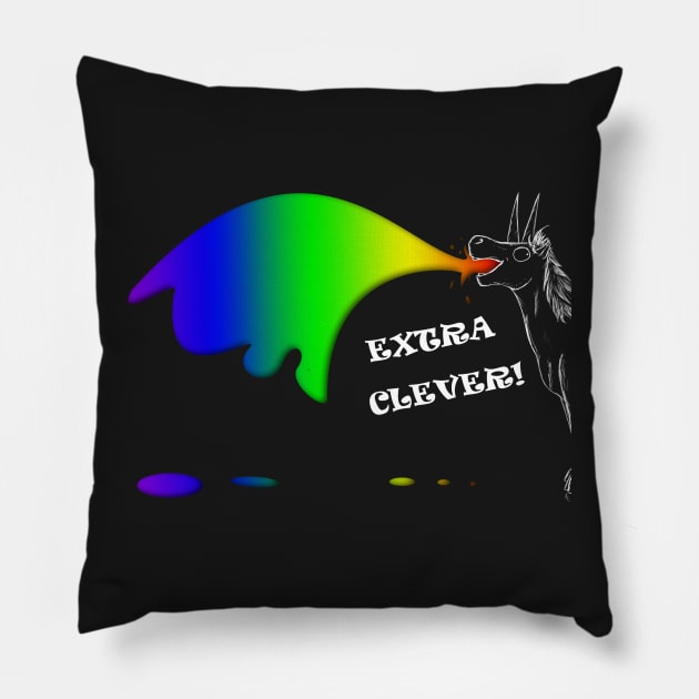 Extra Clever Pony Pillow by Aethyrworlds