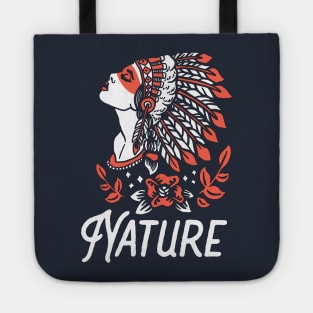 Indian apache woman Tote