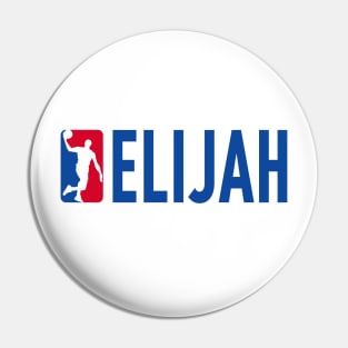 Elijah NBA Basketball Custom Player Your Name T-Shirt Pin