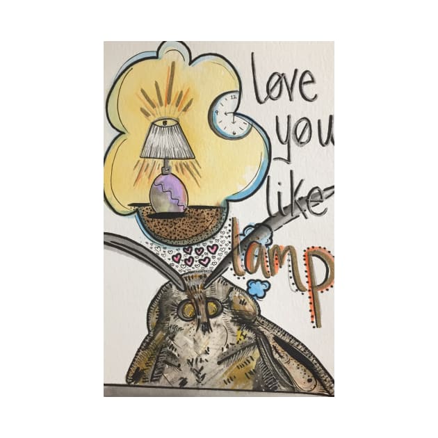 love you like lamp moth by ashclaise