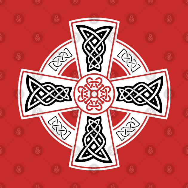 Celtic High Cross Decorative Knotwork 6 by taiche