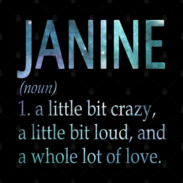 Janine by Ban Guns Not Books- Typography fullcolor