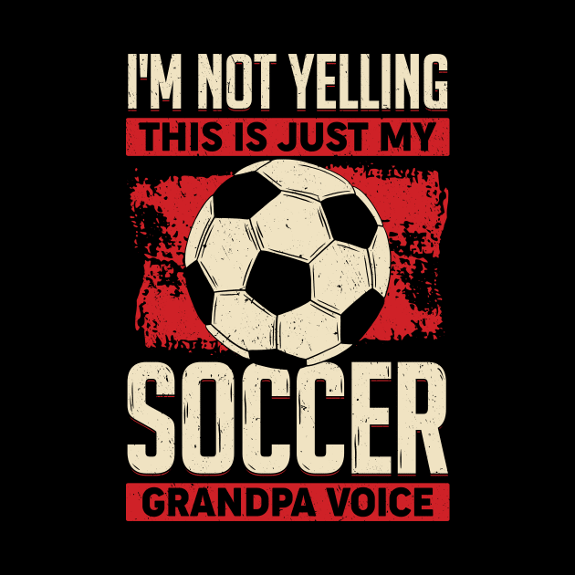 Funny Soccer Grandpa Grandfather Gift by Dolde08