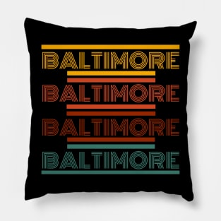 RETRO BALTIMORE DESIGN Pillow