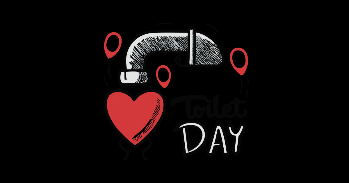Toilet Day Toilet Sticker TeePublic