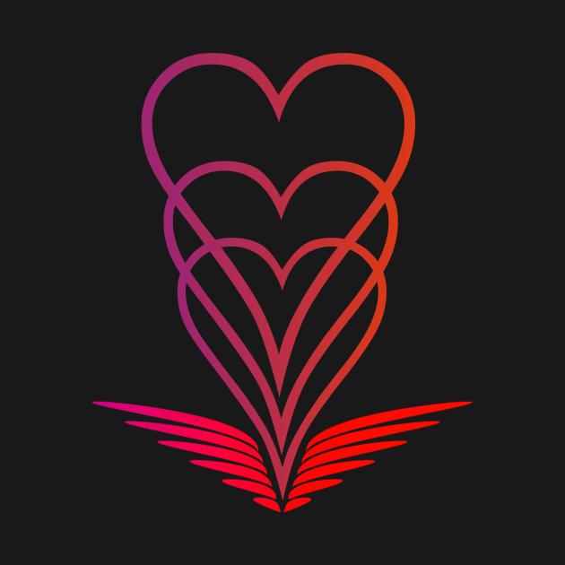 Winged heart by brendalaisdamasceno