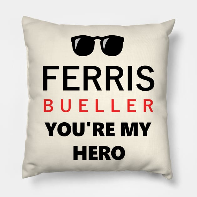 You're My Hero Pillow by flimflamsam