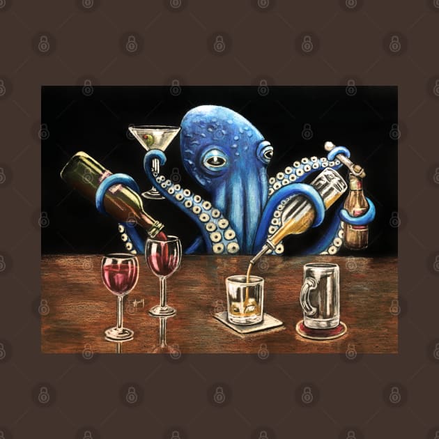 "OctoBar" - OctoKick collection by GardenPartyArt