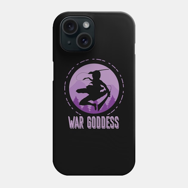 War Goddess Phone Case by cwijeta