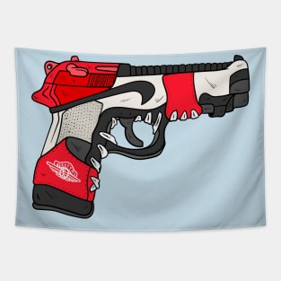 Sneaker Gun Tapestry