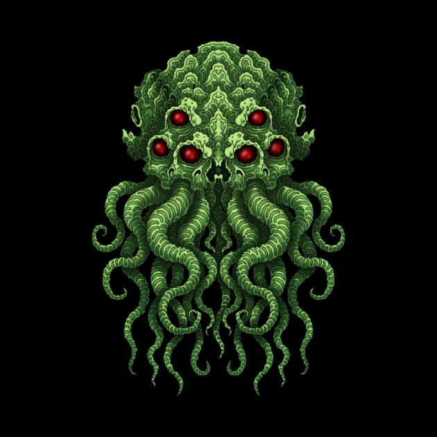 Cthulhu Head - Azhmodai 24 by azhmodai