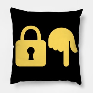 Lockdown Funny Design Pillow