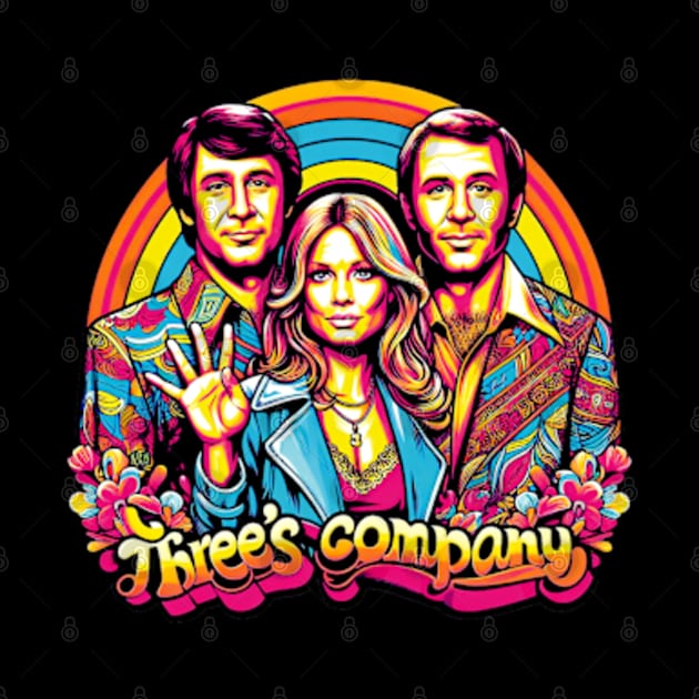 Retro Three's Company by elegantelite