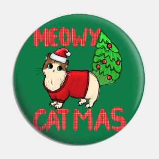 Meowy CatMas Pin