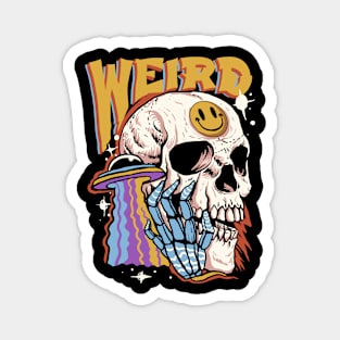 Weird Skull Magnet