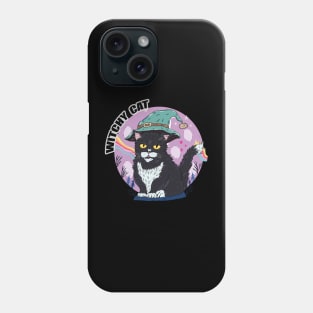 witchy cat Phone Case