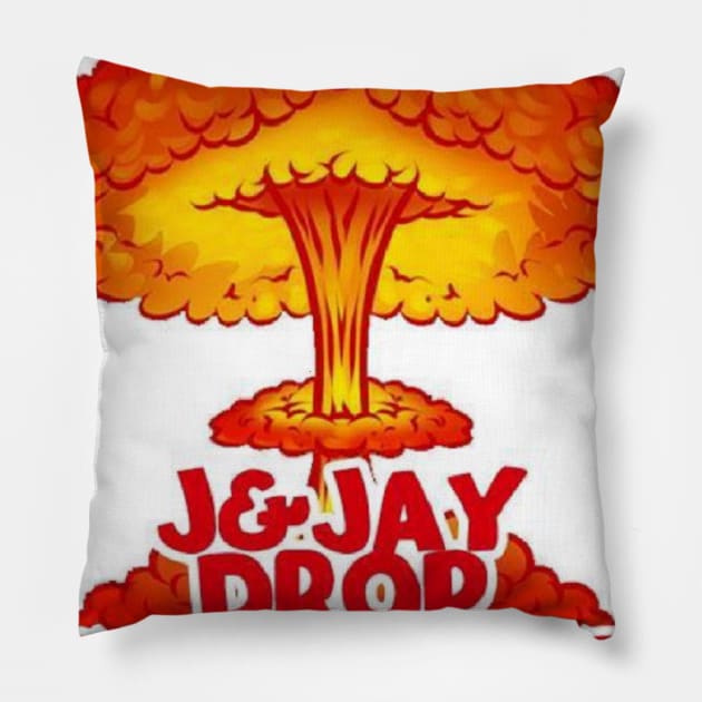 J and Jay Drop Knowledge Bomb Pillow by J and Jay Drop Knowledge