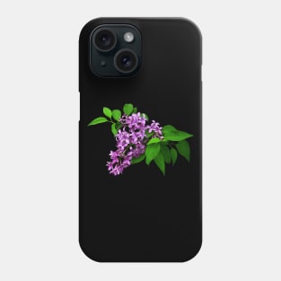 Lilacs - Lilacs and Leaves Phone Case