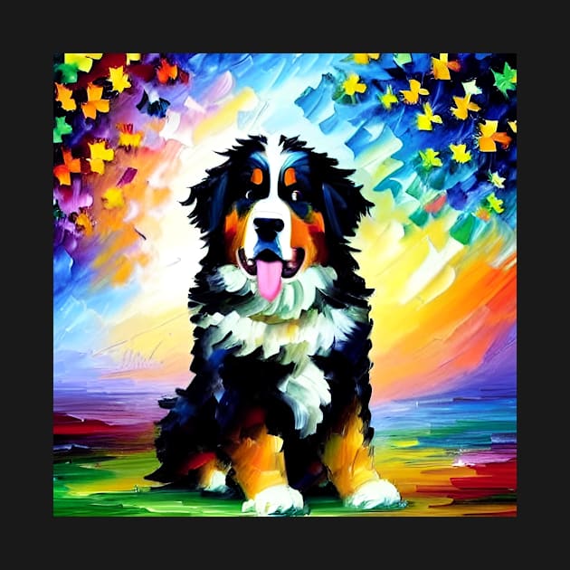 Bernese Mountain Dog 4 by ArtistsQuest