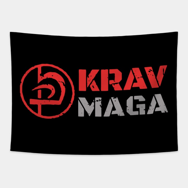 Krav Maga Fighting Equipment Tapestry by Kocekoceko