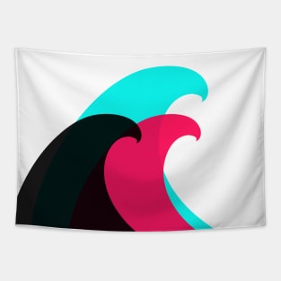 TikTok Waves Tapestry