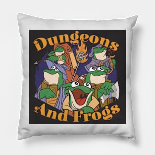 Dungeons and Frogs Pillow