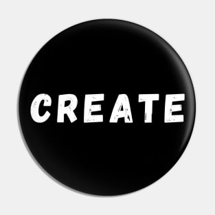 Create - White Pin