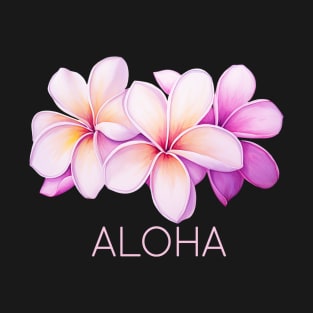 Aloha Plumeria Hawaiian T-Shirt