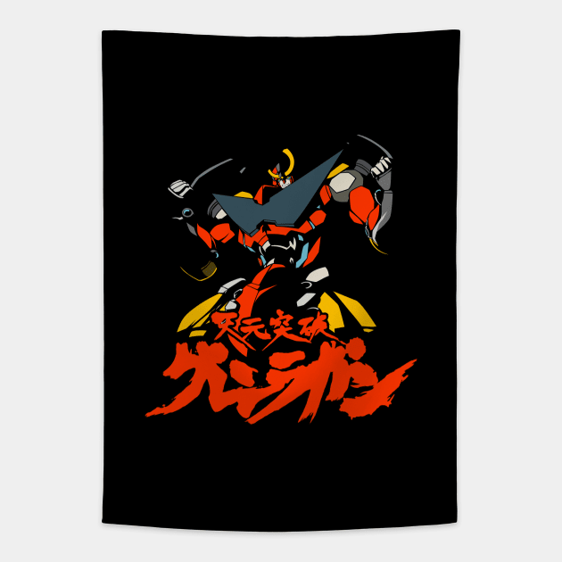 043 Gurren Robot Tapestry by Yexart