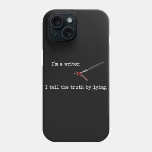 I'm a writer - White Pen Phone Case