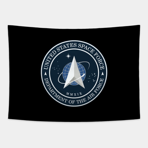 Space Force Emblem Tapestry by ConservativeMerchandise