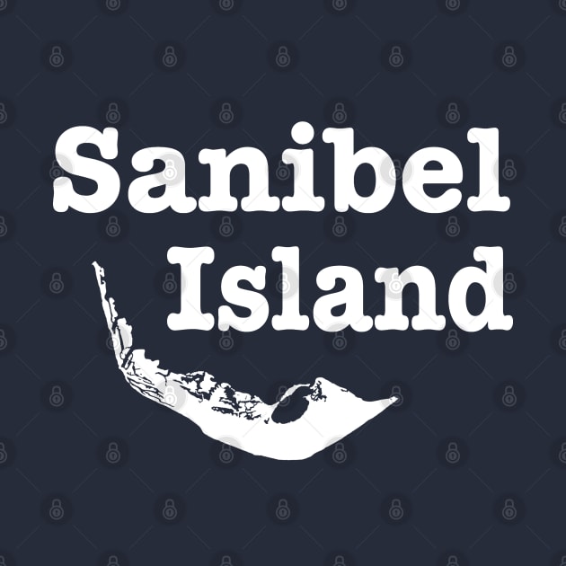 Sanibel Island Outline by Trent Tides