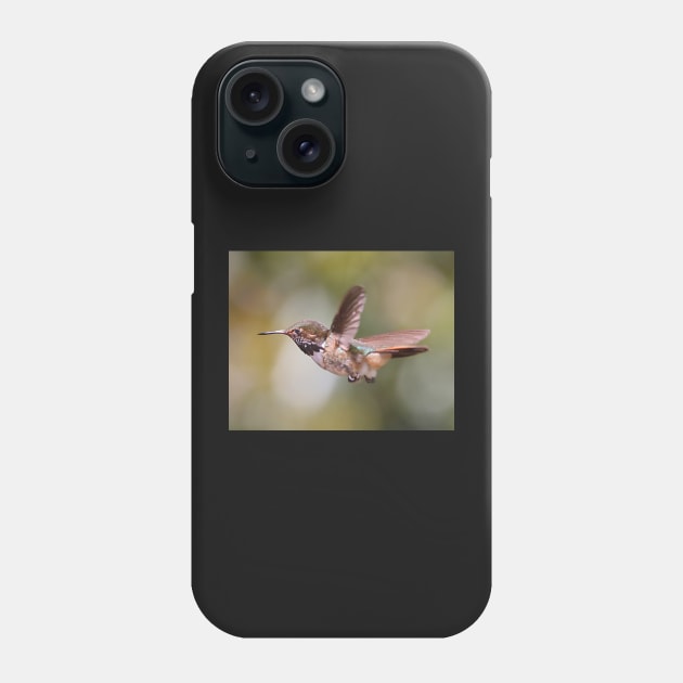Scintillant Hummingbird Phone Case by Carole-Anne