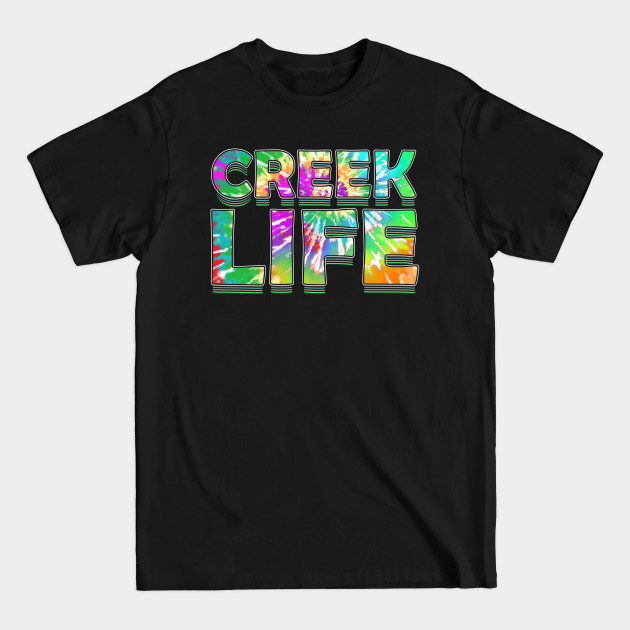 Creek Life Summertime Vintage Retro Vibes Tie Dye - Creek Life - T-Shirt Creek Life Summertime Vintage Retro Vibes Tie Dye - Creek Life - T-Shirt