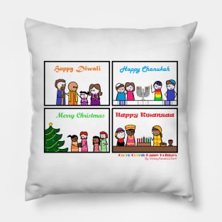 Queer-Coded Comic: Happy Holidays! Pillow
