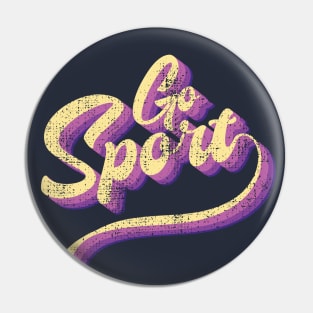 Go sport vintage Pin